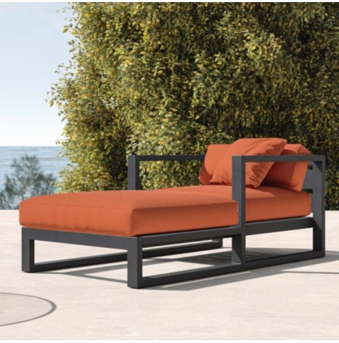 Bantry-Bay Tangerine Outdoor Fabric