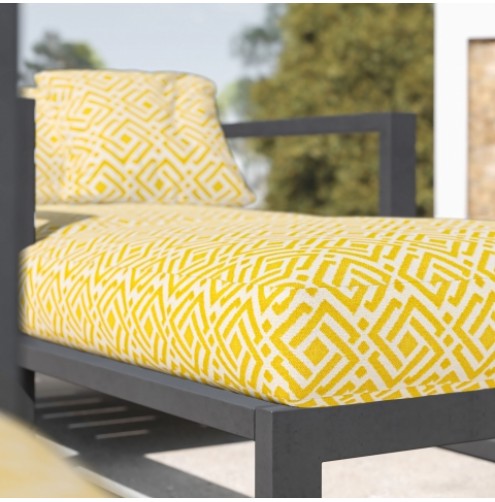 Boulders Sunshine Outdoor Fabric