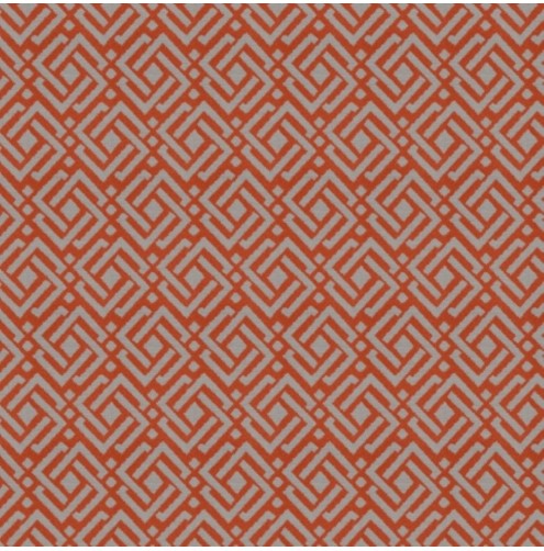 Boulders Tangerine Outdoor Fabric