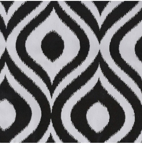 Pinamar Black Outdoor Fabric