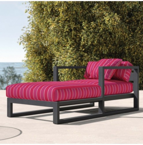 Robberg Hot pink Outdoor Fabric