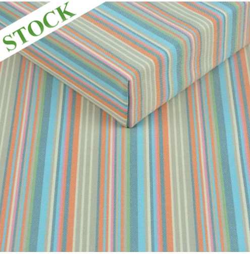 Bahama Orange/Blue Outdoor Fabric 7346
