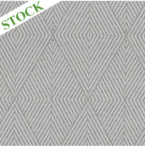 Liestal White/Ash Grey 161 (Light Side) Outdoor Fabric