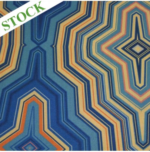 Porto Mozaic Sea Blue 5020 Outdoor Fabric 