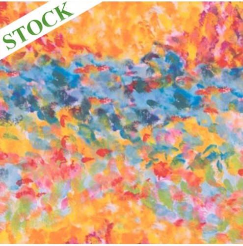 New Art Orange Outdoor Fabric