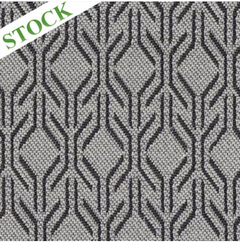 Southbeach Black/White 145 (Light Side) Outdoor Fabric